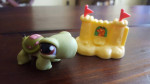 Littlest Pet Shop turtle & sand castle # 008