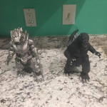 Godzilla 12" figures lot - Godzilla and MechaGodzilla