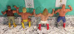 WWF LJN Titan wrestling figures lot - Hulk, Outback Jack, Big John...