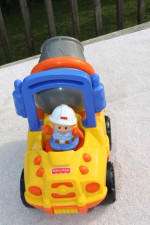 Fisher Price Toy Talking Concrete Truck with Woman Driver