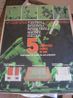 Vintage Computer Football Sports Game Electronic Data Corp 1972