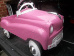 HOT PINK PEDAL CAR