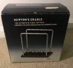 Toy Newton’s Cradle 1980s with original box. Great condition!