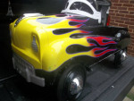 HOT ROD PEDAL CAR WITH FLAMES