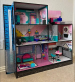LOL Surprise OMG House Wooden Playset