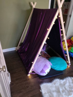 Create Magical Memories with a Set of 6 Homemade Tents for Birthday or