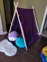 Create Magical Memories with a Set of 6 Homemade Tents for Birthday or