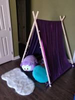 Create Magical Memories with a Set of 6 Homemade Tents for Birthday or