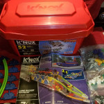 K'nex KNEX, Land Rocket 325 pcs #82403 w red tub
