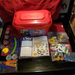 K'nex KNEX, Land Rocket 325 pcs #82403 w red tub