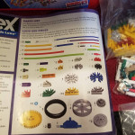 K'nex KNEX, Land Rocket 325 pcs #82403 w red tub