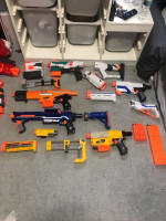 Lot of 5 nerf guns
