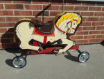 NEED HELP ON WHO MADE THIS RIDE ON PEDAL HORSE?