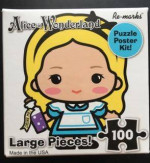 Wizard of Oz & Alice in Wonderland Re-marks 100 piece puzzles NEW