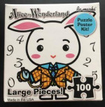 Wizard of Oz & Alice in Wonderland Re-marks 100 piece puzzles NEW