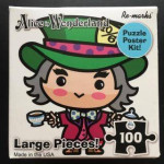 Wizard of Oz & Alice in Wonderland Re-marks 100 piece puzzles NEW