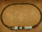 Model Train Set - 1992 Toy State Industrial Christmas Magic