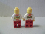 LEGO KIDSFEST 2010 MINI FIGURE X 2 ~ THEY NEED RED HAT TO COMPLETE