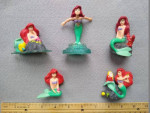 Disney's Ariel PVC Figurines, all for