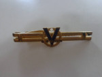 Lot of 7 Vintage Tie Clips. WWII 'V' for Victory, Sword, Rifle + 4 Mo