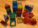 Shapemags 179 pieces Magnet Building Tiles Magnetic Blocks