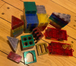 Shapemags 179 pieces Magnet Building Tiles Magnetic Blocks
