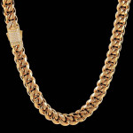 Cuban link signature heavy 24” stainless steel 12mm chain