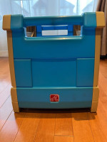 Large toys box with wheels
