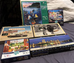 300, 500, 750 piece Puzzles (7 total)