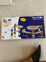 Hape Quadrilla Wood Marble Run Basic Building Set