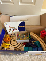Hape Quadrilla Wood Marble Run Basic Building Set