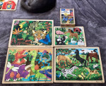 MELISSA and DOUG 6 wood puzzles
