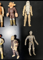 Lot of 10 late 1970s - early 1980s Star Wars figures