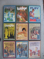 9x Vintage 3M bookshelf games: Ploy/Feudal/Jumpin/Quinto/Twixt +more!