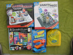 ThinkFun puzzles: River Crossing, Laser/Gravity Maze, Quadrillion etc
