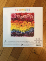 NEW Galison Flower Rainbow Puzzle