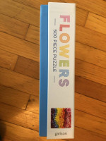 NEW Galison Flower Rainbow Puzzle