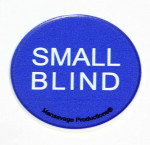 Set of Dealer, Big Blind, Small Blind Texas Hold'em Poker Buttons