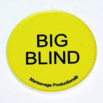 Set of Dealer, Big Blind, Small Blind Texas Hold'em Poker Buttons