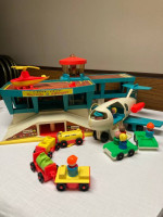 1972Fisher Price Family Airport with accessories