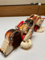 Vintage 1961 Fisher Price Snoopy Dog pull toy