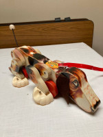 Vintage 1961 Fisher Price Snoopy Dog pull toy