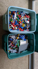 45lbs of LEGOs