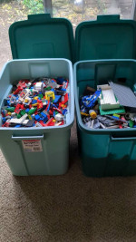 45lbs of LEGOs
