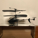 Hummingbird Black Stealth RC Helicopter 3-Channel Think Geek 2009