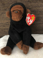 TY Congo Original Beanie Babies Gorilla Plush 1996