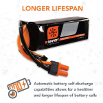 Smart RC LiPo Battery 5000mah 22.2V IC5 EC5