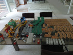 Fisher-Price Geo trax 2005 115 items 2 trains 2 remote controls nice