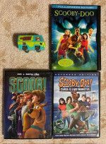 Scooby Doo DVD and Toy Lot (Lot of 4)