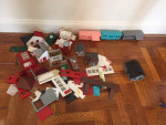 Big HO - O Scale Model Train Village Pieces -- lots (Lionel)